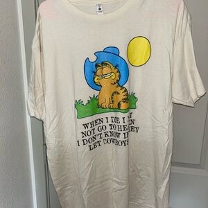 Garfield Cowboy t shirt